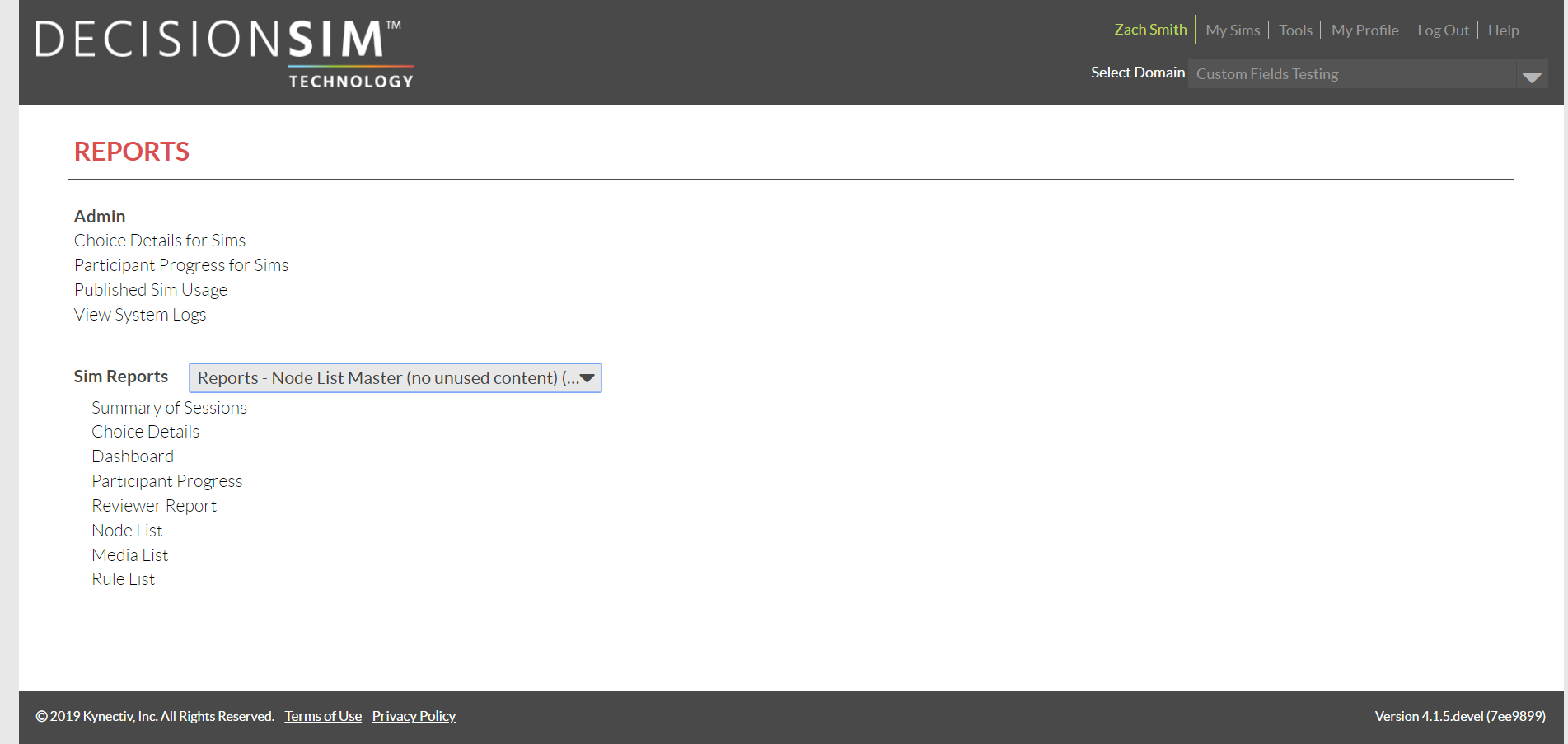 DecisionSim Reports and Analytics